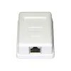 XtendLan Zásuvka 1x RJ-45 Cat5e tienená na stenu osadená