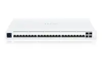 Switch Ubiquiti Pro : 24 ports Gigabit Ethernet RJ45, 4 ports 10G SFP+, 16 sorties PoE passives, budget PoE de 220 W Switch Ubiquiti Pro : 24 ports Gigabit Ethernet RJ45, 4 ports 10G SFP+, 16 sorties PoE passives, budget PoE de 220 W (1 of 1)