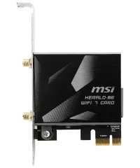 MSI WiFi PCIe-adapter HERALD BE9400 WI-FI 7 PCI-E 6 GHz 5 GHz 24 GHz (1 of 4)