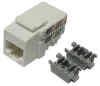 XtendLan Keystone jack RJ45 narážecí CAT 6 UTP bílý 90 st. narážení shora