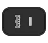 COLORWAY 1x USB en 1x USB-C netlader 20W 100V-240V Zwart thumbnail (4 of 5)