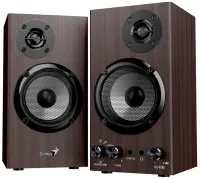 Cainteoir GENIUS SP-HF520BT Donn Dorcha 2.0 Bluetooth 5.3 20W Adhmad donn dorcha Cainteoir GENIUS SP-HF520BT Donn Dorcha 2.0 Bluetooth 5.3 20W Adhmad donn dorcha (1 of 4)