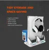 CANYON multifunctional cooling stand for PS5 charging 2 PS5 controllers RGB backlight black thumbnail (10 of 12)