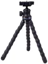 Doerr OCTOPUS Tripod Vlogging 15-28.5 cm, 414 g, max. 2 kg, ceann liathróid, 5 arm flex, dubh thumbnail (3 of 4)