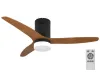 IMMAX NEO LITE VENTO NUTI laevalgusti ventilaatoriga 18W TUYA Wi-Fi pruun-must