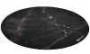 AROZZI Zona Floorpad Black Marble ochranná podložka na podlahu kulatá 121 cm průměr design černý mramor