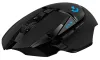 Logitech gaming mus G502 LIGHTSPEED trådløs optisk 11 knapper 16000dpi USB sort thumbnail (2 of 5)