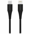 Cábla luchtaithe Swissten tintreach usb-c 1.0 m dubh