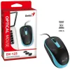 GENIUS DX-123 Ocean Blue wired 1200 dpi USB black blue