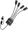 I-tec USB-C USB-A -kaapeli HUB 4-porttia (2x USB-C 2x USB-A)