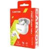 Fones de ouvido CANYON TWS-8 BT com microfone BT V5.3 JL 6976D4 case 470mAh+40mAh até 32h branco thumbnail (5 of 5)