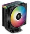 DEEPCOOL chladič AG400 ARGB V2 120mm fan ARGB 4x heatpipes PWM pro Intel i AMD černý