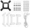 DEEPCOOL water cooler MYSTIQUE 360 ARGB 3x120mm ARGB fan digital display Intel and AMD white thumbnail (5 of 6)