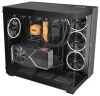 Wees stil! behuizing LIGHT BASE 900FX ATX ARGB strip 4x140mm ARGB ventilator 2xUSB 3.0 USB-C panoramisch zwart