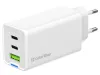 COLORWAY 2x USB-C 1x USB-A power charger GaN PD PPS 65W Including 2x USB-C-USB-C USB-C-Lightning cables White thumbnail (4 of 12)