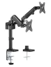 Neomounts DS70-750BL2 Displayhalter Schreibtischstange 17-27" Klemme VESA 100X100 Tragkraft 2x7kg Gaskolben 2 Displays schwarz thumbnail (3 of 7)