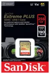 SanDisk Extreme PLUS 256GB SDXC UHS-I Class 10 U3 V30 έως 190MB s & 130MB s Read Write thumbnail (2 of 2)