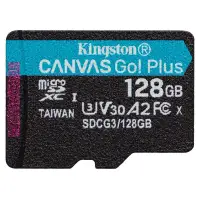 Карта пам'яті Kingston microSDXC Canvas Go Plus Gen4 A2 U3 V30 128 ГБ + ADP Карта пам'яті Kingston microSDXC Canvas Go Plus Gen4 A2 U3 V30 128 ГБ + ADP (1 of 1)