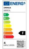 IMMAX LED gulvlampe TIT 6W DC 12V 05A 100-240 VAC 400lm CCT sort med guldelementer thumbnail (5 of 5)