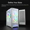 COUGAR PC-behuizing DUOFACE Pro Wit Mid Tower Airflow Frontpaneel TG Linkerpaneel 2 x ARGB 140mm & 1x 120mm ventilatoren thumbnail (13 of 32)
