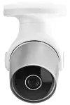NEDIS IP Κάμερα εξωτερικού χώρου IP65 Wi-Fi 1080p Αισθητήρας PIR MicroSD Cloud Προσαρμογέας Android iOS Λευκό