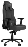 AROZZI herní židle VERNAZZA Soft Fabric Dark Grey povrch Elastron tmavošedá