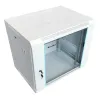XtendLan 6U 600x450 seinal ühes tükis klaasuks hall