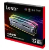 Lexar ARES DDR5 32GB (kit 2x16GB) UDIMM 6000MHz CL30 XMP 3.0 & EXPO RGB Heatsink černá thumbnail (4 of 4)