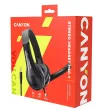 Гарнитура CANYON HSC-1, легкая, разъем TRRS 3,5 мм, черная thumbnail (5 of 5)