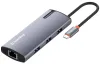 COLORWAY 6in1 USB-jaotur 1x USB-C 1x RJ45 4x USB-A thumbnail (1 of 4)