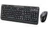 Conjunto sem fio Adesso WKB-1320CB mouse óptico antimicrobiano multimídia de 24 GHz 1200 DPI USB preto layout dos EUA thumbnail (2 of 5)