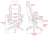 Cathaoirleach cluiche AROZZI VERNAZZA XL Supersoft Light Grey dromchla fabraice liath éadrom thumbnail (10 of 10)