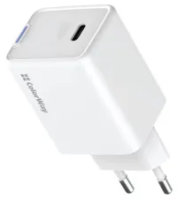 COLORWAY 1x USB-C mains charger GaN PD PPS 45W White COLORWAY 1x USB-C mains charger GaN PD PPS 45W White (1 of 13)