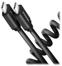 AXAGON кабел за данни и зареждане TWISTER USB-C към USB-C USB2.0 3A ALU TPE 0.6m черен AXAGON кабел за данни и зареждане TWISTER USB-C към USB-C USB2.0 3A ALU TPE 0.6m черен (1 of 1)