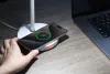 Luminária de mesa LED IMMAX TIT Qi carregamento 12W DC12V 1A 100-240 VAC 150lm branco com elementos prateados thumbnail (4 of 5)