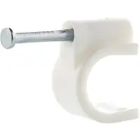 DATACOM Cable clip (6mm) white 100pcs DATACOM Cable clip (6mm) white 100pcs (1 of 1)