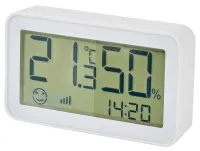 NEDIS išmanusis klimato jutiklis „Zigbee 3.0“, maitinamas baterijomis, „Android“, „iOS“, baltas NEDIS išmanusis klimato jutiklis „Zigbee 3.0“, maitinamas baterijomis, „Android“, „iOS“, baltas (1 of 4)