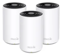 TP-Link Deco XE75 Pro (3 komplekts) trīsjoslu tīkla sistēma AXE5400 Wi-Fi 6E 1x 25Gbit WAN LAN 2x Gbit WAN LAN TP-Link Deco XE75 Pro (3 komplekts) trīsjoslu tīkla sistēma AXE5400 Wi-Fi 6E 1x 25Gbit WAN LAN 2x Gbit WAN LAN (1 of 2)