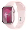 Apple Watch Series 9 41mm Pink Aluminum with Light Pink Sport Band M L