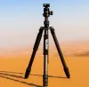Rollei Tripod C6i Carbóin, ualach 12kg, leathnaithe 171.5 cm, dubh thumbnail (5 of 9)