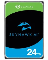 Seagate SkyHawk AI 24TB HDD ST24000VE002 Internal 35" SATA 6Gb with 512MB Seagate SkyHawk AI 24TB HDD ST24000VE002 Internal 35" SATA 6Gb with 512MB (1 of 3)