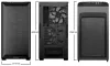 Vær stille! etui PURE BASE 501LX ATX 4xARGB blæser USB-C 2xUSB 3.2 hærdet glas sort thumbnail (6 of 6)