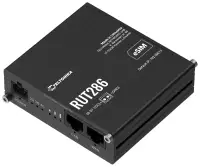 Teltonika RUT286 industrial router 1x LAN 1x WAN RS232 485. 2x SIM + eSIM LTE Telit Wi-Fi 4 Teltonika RUT286 industrial router 1x LAN 1x WAN RS232 485. 2x SIM + eSIM LTE Telit Wi-Fi 4 (1 of 5)