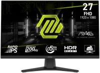 MSI Gaming MAG 272F 27" 1920x1080 IPS 05ms 200Hz 300cd m2 1100:1 HDMI DP VESA musta MSI Gaming MAG 272F 27" 1920x1080 IPS 05ms 200Hz 300cd m2 1100:1 HDMI DP VESA musta (1 of 11)
