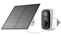 STRONG IP kamera FALKY-2KS baterija Wi-Fi 6 3Mpix objektiv 32mm IP65 dvostruki noćni vid microSD bijela (1 of 15)