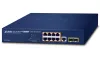 Planet GS-4210-8P2S PoE switch L2 L4 8x GbE RJ-45 2x SFP 8x 802.3at do 120W Web SNMP v3 extend mód 10Mb