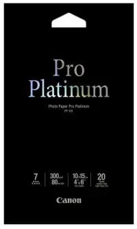Hârtie foto Canon PT-101 10x15cm Glossy Pro Platinum 20 buc Hârtie foto Canon PT-101 10x15cm Glossy Pro Platinum 20 buc (1 of 1)