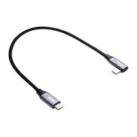 Akyga leņķa kabelis USB-C USB-C 30cm AK-USB-53 60W Mesh Akyga leņķa kabelis USB-C USB-C 30cm AK-USB-53 60W Mesh (1 of 2)