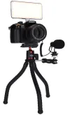 Pod moncaí 2 tripod, dubh thumbnail (3 of 4)