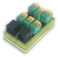 TINYCONTROL Splitter tB2 estensione 1-Wire 1× RJ12 e 6× terminale TINYCONTROL Splitter tB2 estensione 1-Wire 1× RJ12 e 6× terminale (1 of 5)